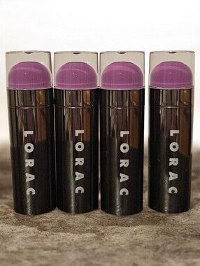 Set of 4 LORAC Alter Ego Lipstick - FREE SPIRIT (Cream, 0.12 oz)